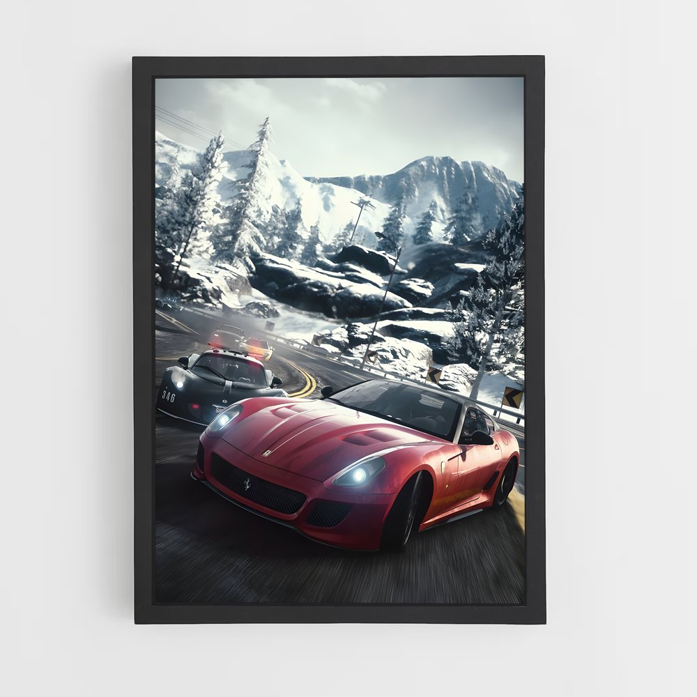 Poster Need de for – affiche Need for speed (vue 2)